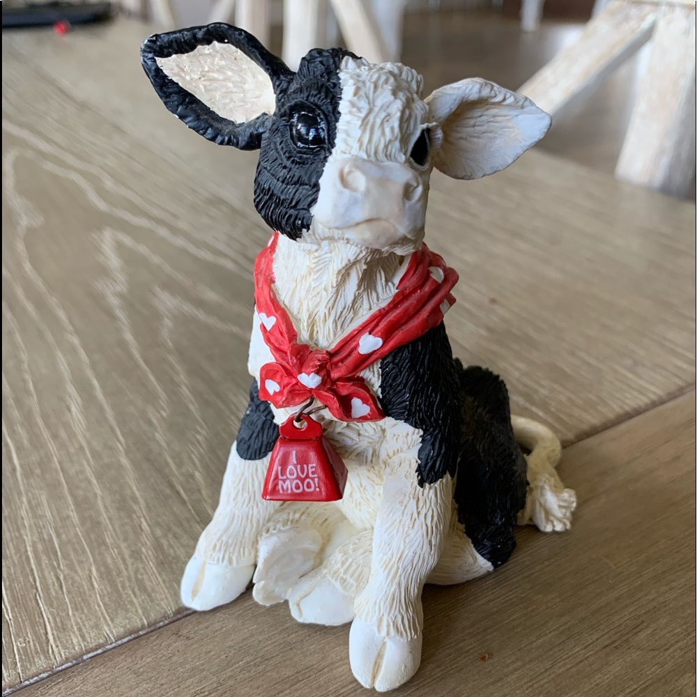 Cow Figurine “I Love Moo”